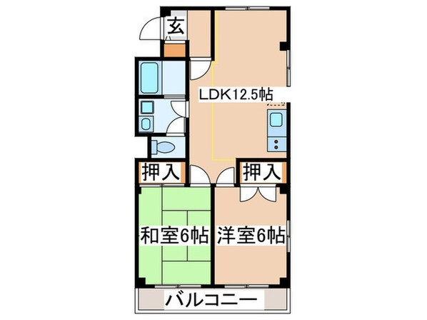 メゾン中和田の物件間取画像